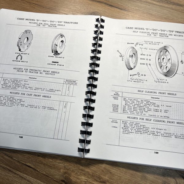 J.I. Case D Dc Do Dv Tractors Parts Manual Catalog Book S/N 4511449 And Up - Image 6