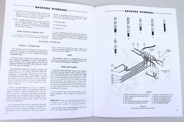 Ford 19-480 19-481 19-482 Backhoe Service Manual Set Repair Shop Technical Book - Image 9