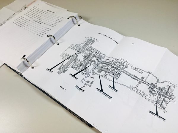 Case 480B 480Ck Series B Tractor Loader Backhoe Service Manual In Binder - Image 11