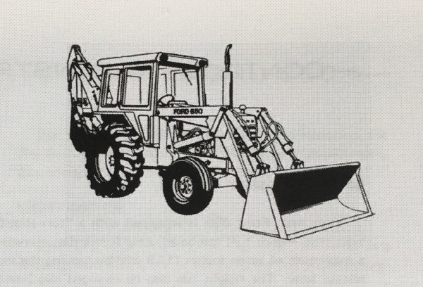 Ford 650 Tractor Loader Backhoe Operators Manual Owners Book Maintenance - Image 3