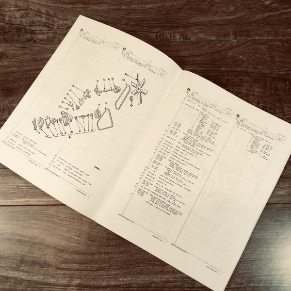 International 205 315 Combine Engine Service Parts C-221 6 Cyl. Manual Set Gas - Image 7