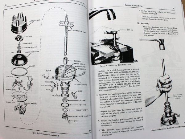 Ford 2000 4000 4Cyl Gas Tractor Service Repair Operators Parts Shop Manual Books - Image 11