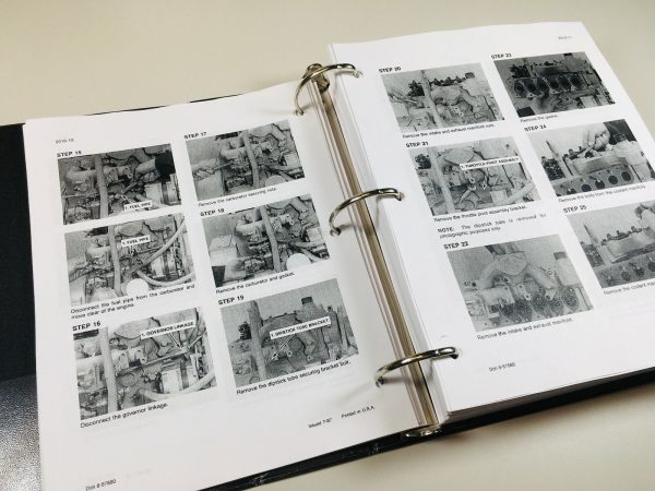 Case 1835C Uni-Loader Skid Steer Service Repair Manual Shop Book In Binder - Image 4