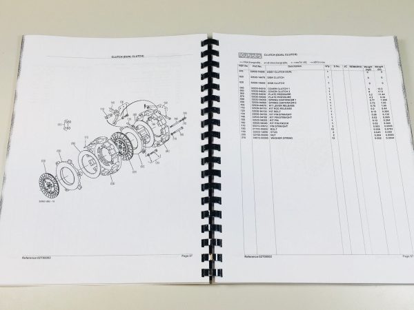 Kubota L4150Dt Tractor Parts Assembly Manual Catalog Exploded Views Numbers - Image 4