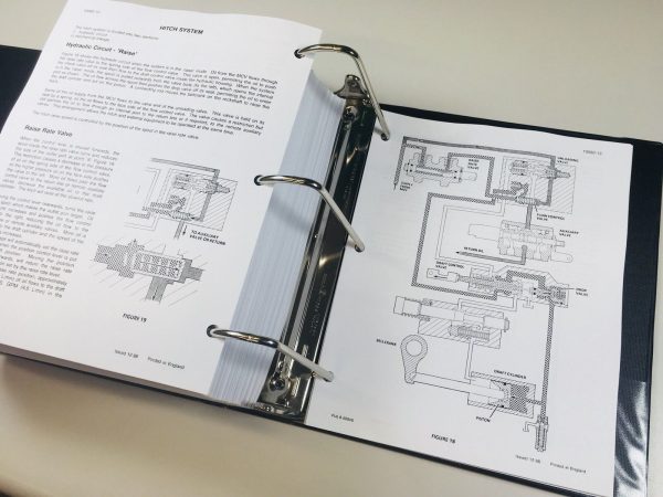 Case International 380B Tractor Service Manual Parts Catalog Set Repair Shop Set - Image 8