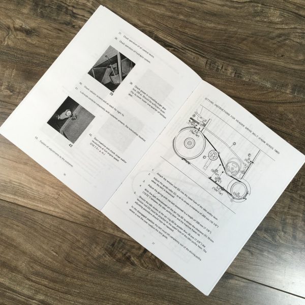Ford 630 640 Self-Propelled Combines Assembly Manual Book - Image 6