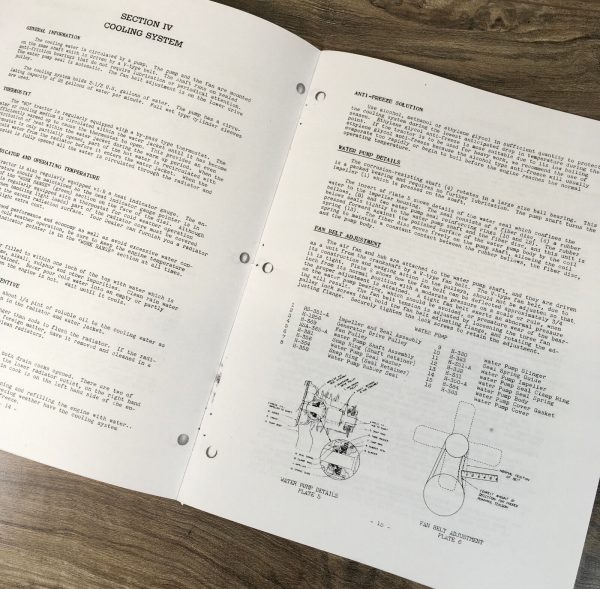 Oliver 60 Row Crop Tractor Operators Manual Owners Book Maintenance Adjustments - Image 5