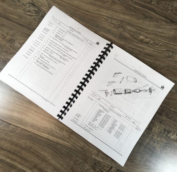 International B-414 Diesel Tractor Parts Operators Manual Set Catalog Book BC144 - Image 9