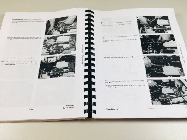 Bobcat 843 843B Skidsteer Loader Service Repair Manual Technical Shop Book New - Image 8