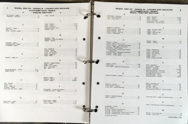 Case 680Ck Series B 680B Ck Loader Backhoe Tractor Parts Manual Catalog Book - Image 3