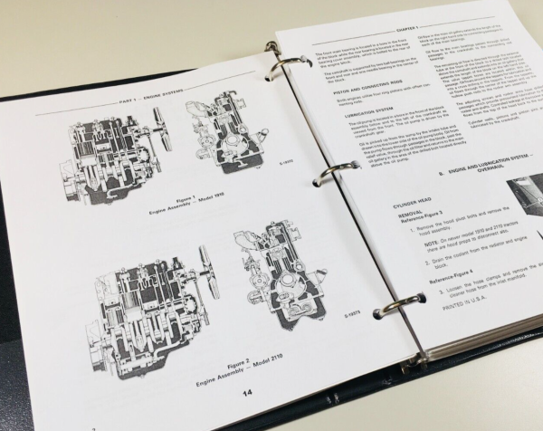 Ford 1910 2110 Tractor Service Parts Manual Repair Shop Set Workshop Catalog - Image 7