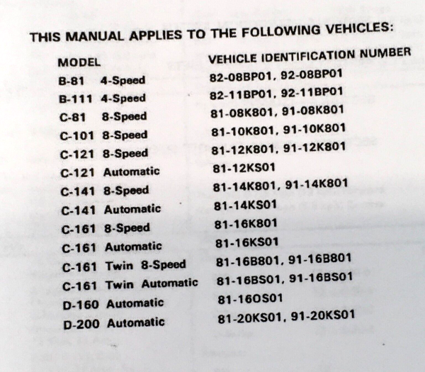 Wheel Horse B C D Series 4 & 8 Speed Lawn Tractor Service Operators Manual Set - Image 3