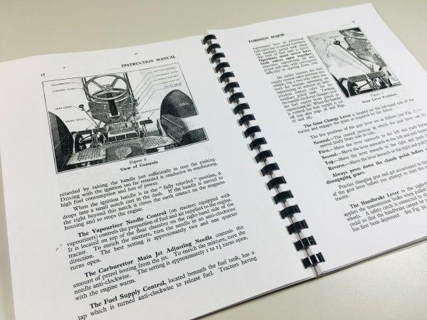 Fordson Major Tractor Operators Owners Instructions Manual Maintenance - Image 6