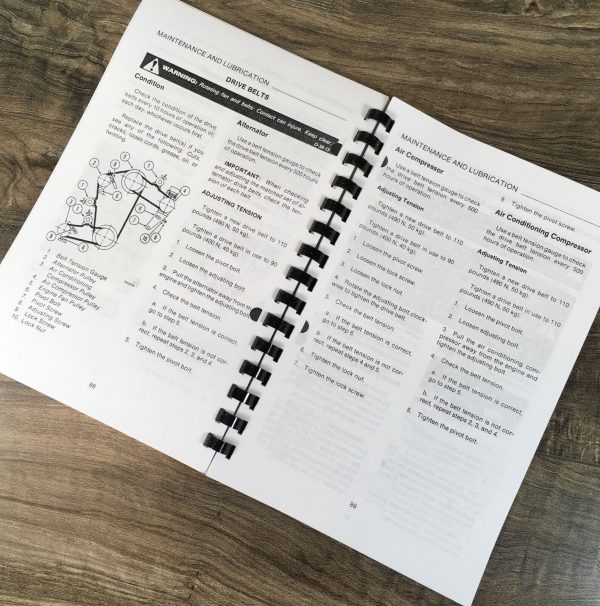 Case W30 Articulated Wheel Loader Parts Catalog Operators Manual Owners Set - Image 9