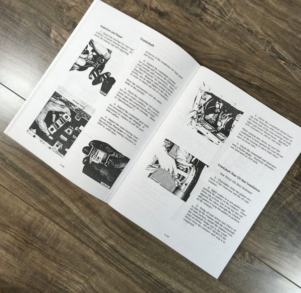 International C153 Gas Engine Service Parts Manual Set For 2500 Backhoe Tractor - Image 9