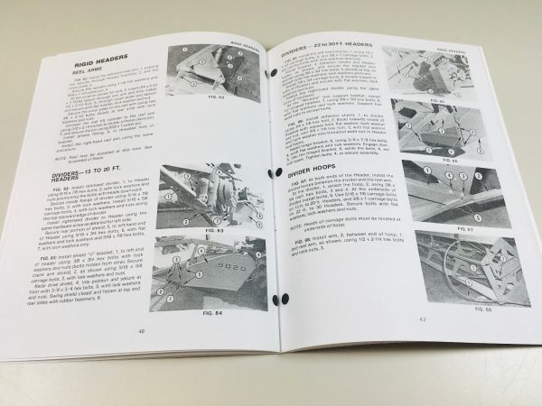 Massey Ferguson Mf 9000 Series Grain Rice Header Owners Operators Manual - Image 4