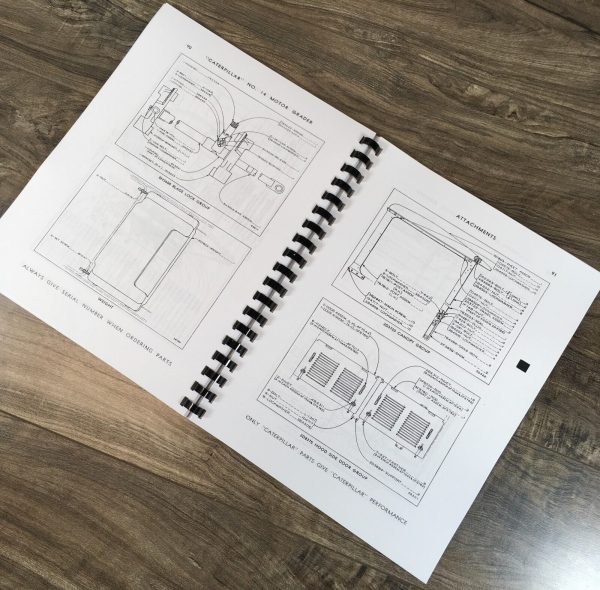 Parts Manual For Caterpillar 14 Motor Grader SN 78E1-Up Electric Starting Cat - Image 6