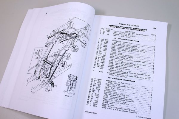 J I Case Model 26 26B Loaders For 480 480B Tractors Parts Catalog Manual E1124 - Image 6