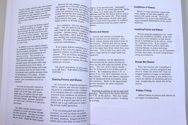 International D-414 Dt-414 Diesel Engines Service Parts Manual Set 6 Cylinder Ih - Image 6