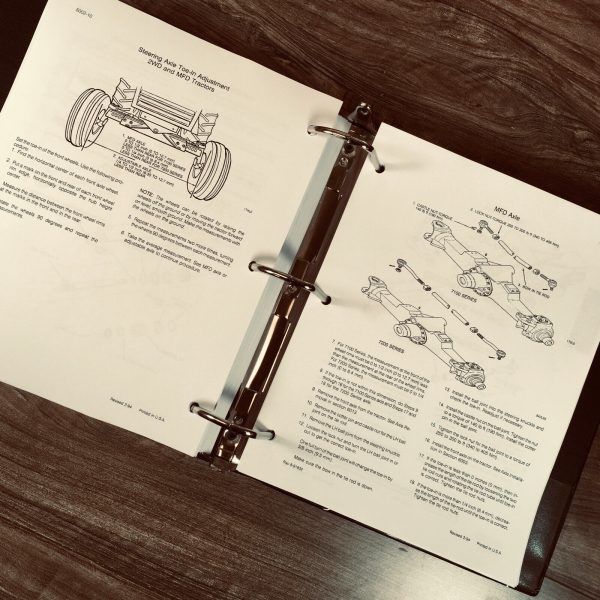 Case Ih 7100 7200 Series Tractors Service Manual Repair Shop Technical Book Set - Image 10