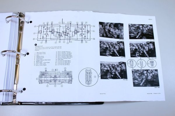 Case 1840 Uniloader Skid Steer Service Parts Operator Manual Shop Book Schematic - Image 11