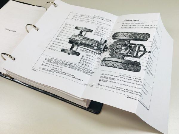 Ford Fordson Major Super Tractor Service Repair Manual Owners Parts Catalog Set - Image 8