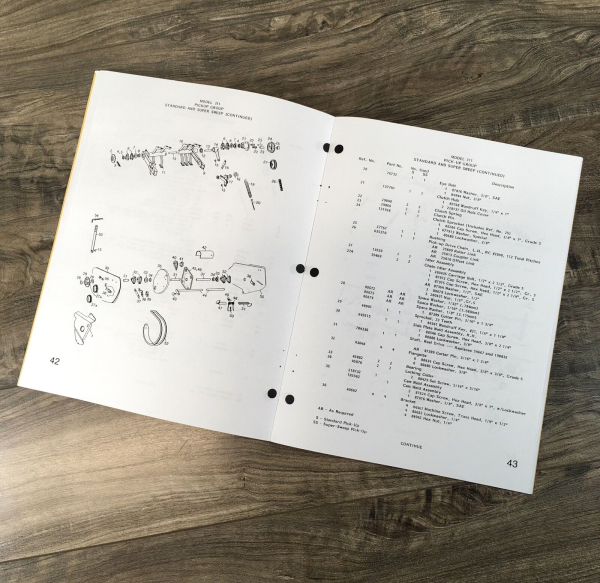 New Holland 311 Baler Parts Manual Catalog Book Assembly Schematic Exploded View - Image 5