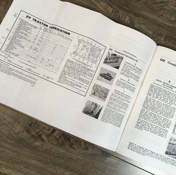 Caterpillar D9 Crawler Tractor Operators Manual Owners Book S/N 66A1-Up - Image 6