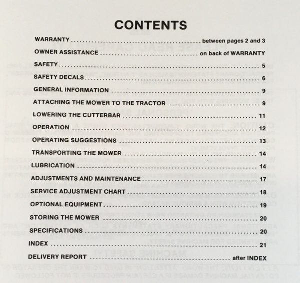 New Holland 442 462 463 Disc Mowers Operators Manual Owners Book Maintenance NH - Image 2