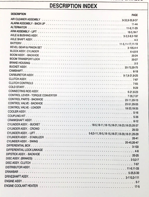 Ford 340 540 Tractor 745 Loader 765 Backhoe Service Parts Operator Manual Set - Image 4
