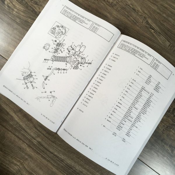 Massey Ferguson 500C Crawler Loader Parts Manual Catalog Book Assembly Schematic - Image 11