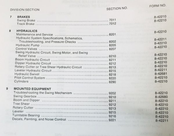 Case 1187 1187B Feller Buncher Service Technical Manual Repair Shop In Binder - Image 5