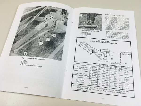 Massey Ferguson Mf 88 Plow Owners Operators Manual - Image 3