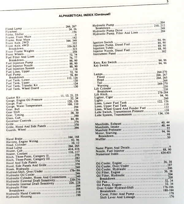 White 2-105 Tractor Parts Manual Catalog Book Assembly Schematics Exploded Views - Image 3