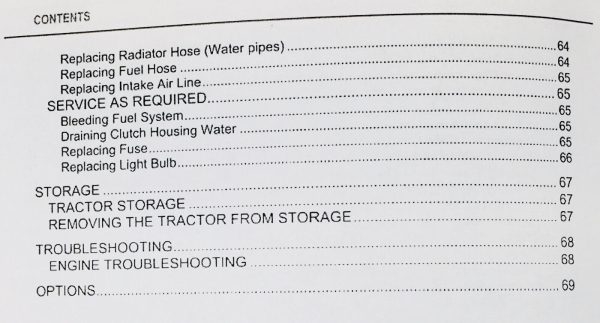 Kubota B7410 B7510 B7610 Tractor Operators Owners Manual Maintenance Book Lube - Image 5