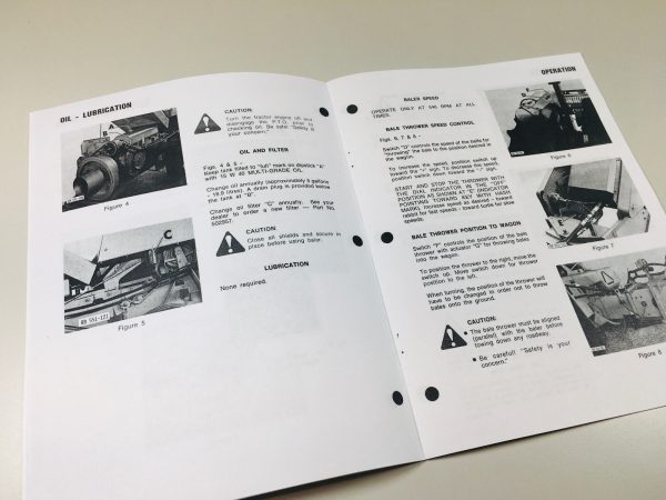 New Idea 561 Bale Thrower Baler Owners Operators Manual - Image 3