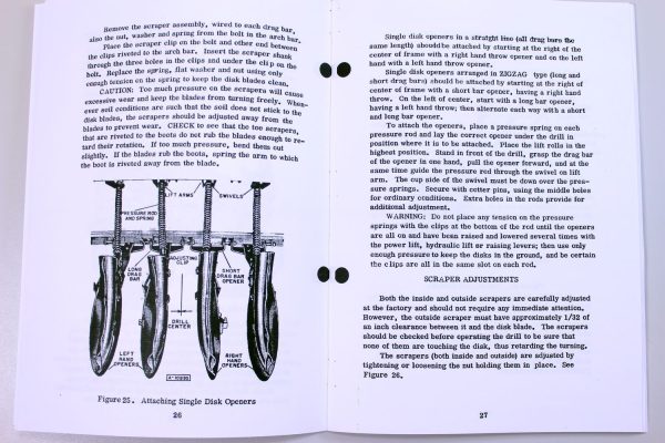 Case D Series Plain Grain Drill Owners Operators Manual Book Maintenance - Image 6