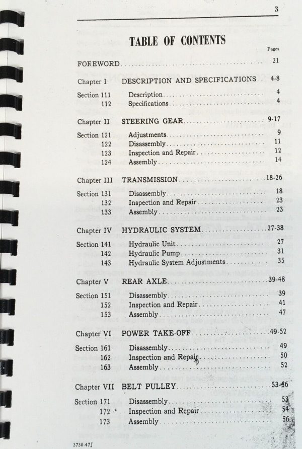 Ford 8n Tractor Service Manual Repair Shop Technical Workshop Overhaul 1948-1952 - Image 2