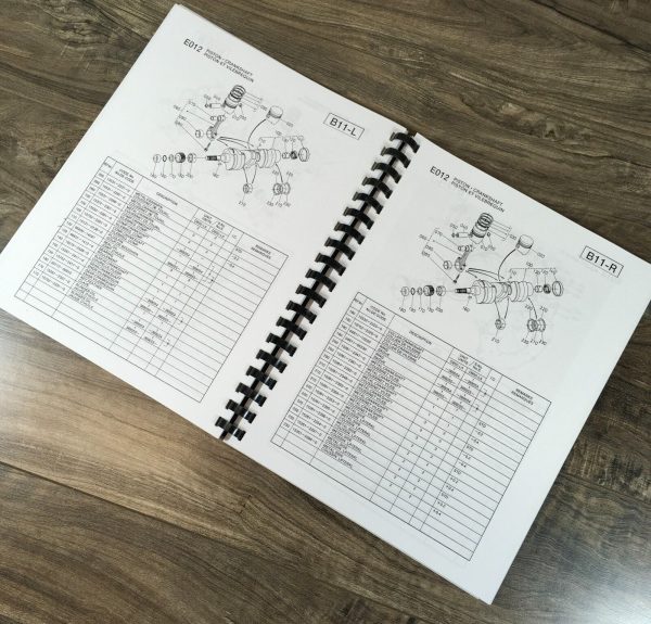 Kubota B6200 B7200 Tractor Parts Manual Catalog Book Assembly Schematics - Image 6