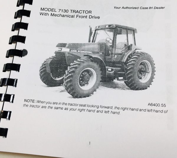 Case Ih Magnum 7130 7140 Tractor Operators Owners Manual Maintenance Book - Image 2