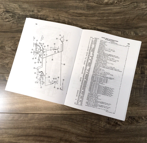 Case 955 Self Propelled Windrower Parts Manual Catalog Book Assembly Schematic - Image 7