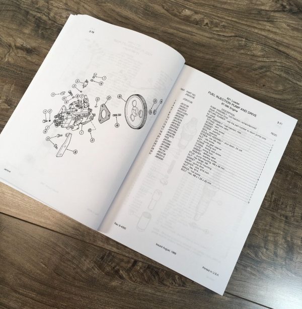 Case 621 Articulated Wheel Loader Parts Catalog Operators Manual Owners Set - Image 9