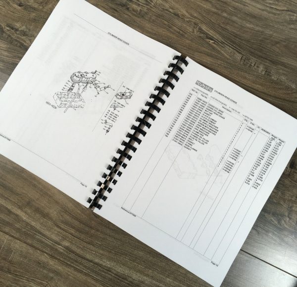 Kubota L2250Dt Tractor Parts Catalog Manual Assembly Exploded Views Numbers - Image 5