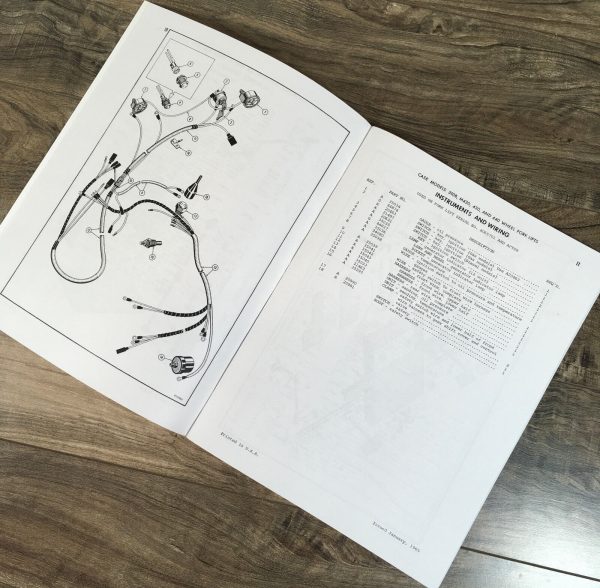 Case 310B M420 430 440 Fork Lifts Parts Catalog Manual Book New Print B904 - Image 3