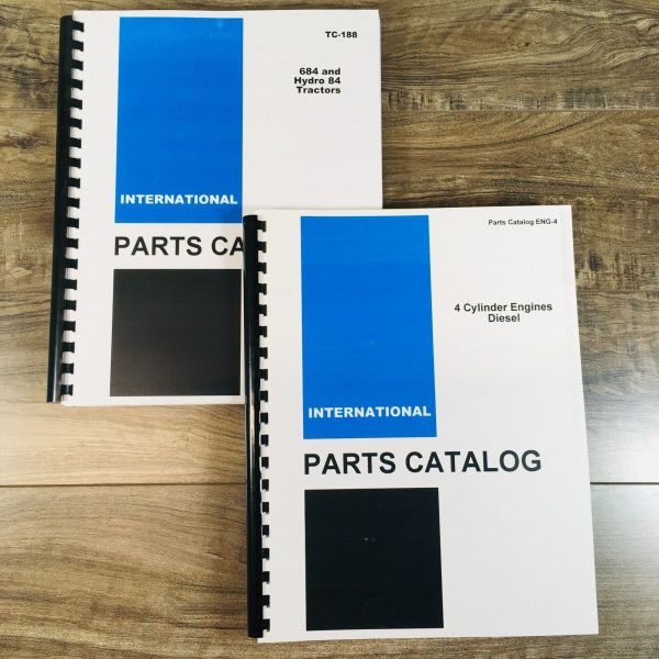Farmall International 684 Hydro 84 Tractor Parts Manual Set Catalog Assembly IH