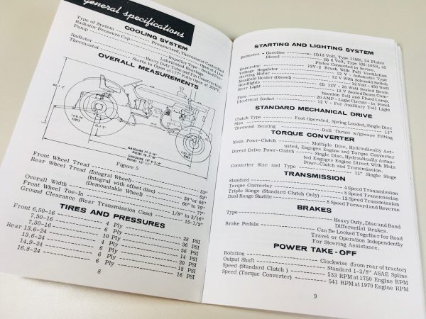 Case 530Ck Wheel Tractor Operators Owners Manual Parts Catalog Set - Image 3