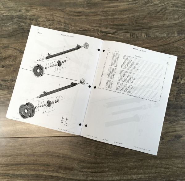 Massey Ferguson 18 Spreader Parts Manual Catalog Book Assembly Schematics - Image 6