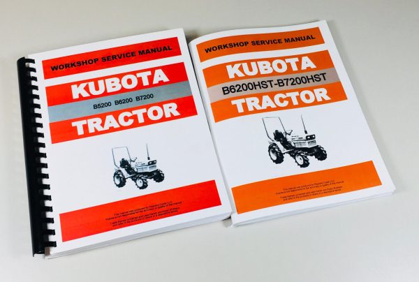 Kubota B6200Hst B6200Hste B6200Hstd Tractor Service Transmission Repair Manual