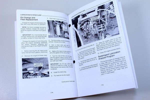 Ji Case 1085C Cruz-Air Excavator Owners Operators Manual Book Maintenance - Image 10