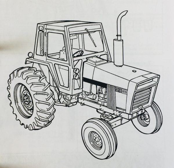 Case 1370 Tractor Service Repair Manual Technical Shop Book Overhaul Color - Image 8